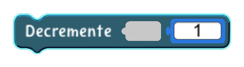 Decremente code block in the MagiCats editor