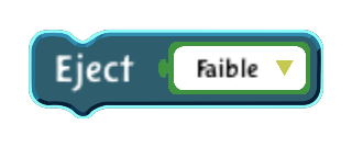 Eject code block in the MagiCats editor