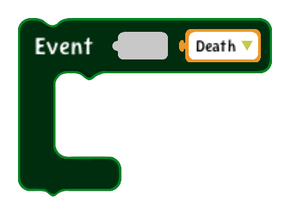 Event code block in the MagiCats editor