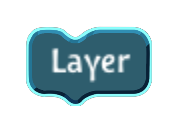Layer code block in the MagiCats editor