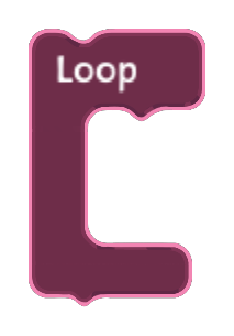 Loop code block in the MagiCats editor