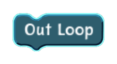 Out Loop code block in the MagiCats editor