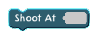 Shoot At code block in the MagiCats editor