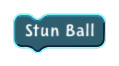 Stun Ball code block in the MagiCats editor