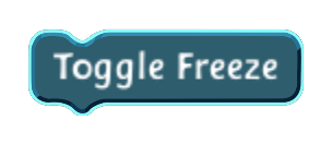 Toggle Freeze code block in the MagiCats editor