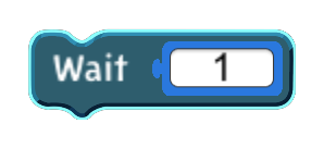 Wait code block in the MagiCats editor